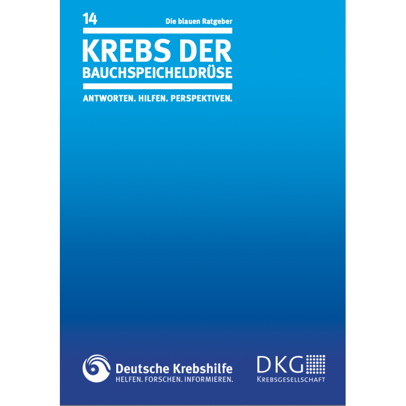 Die blauen Ratgeber - Krebs der Bauchspeicheldrüse