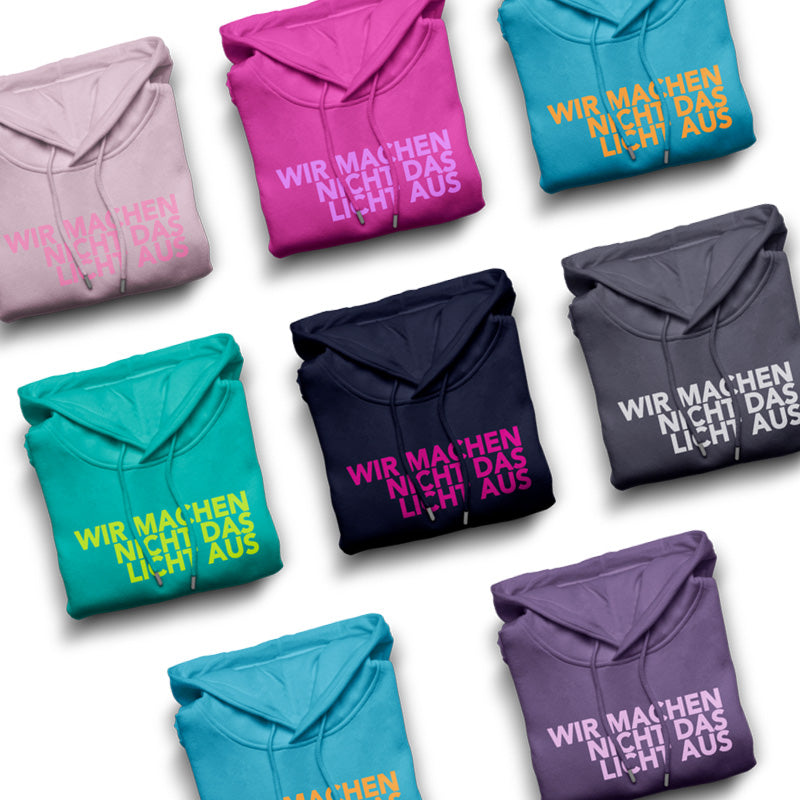 QNO „Wir machen nicht das Licht aus“ Hoodie