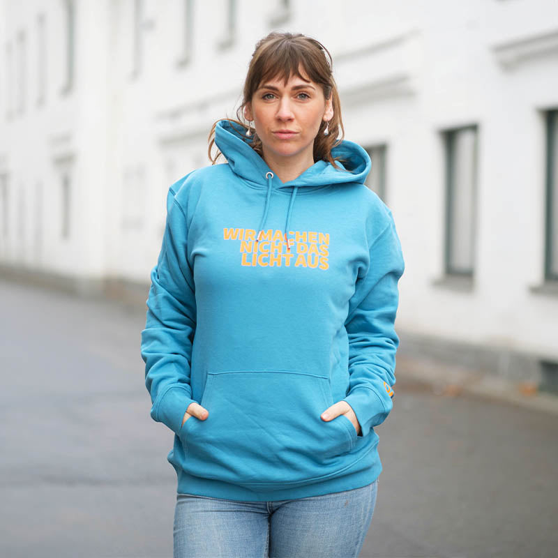QNO „Wir machen nicht das Licht aus“ Hoodie