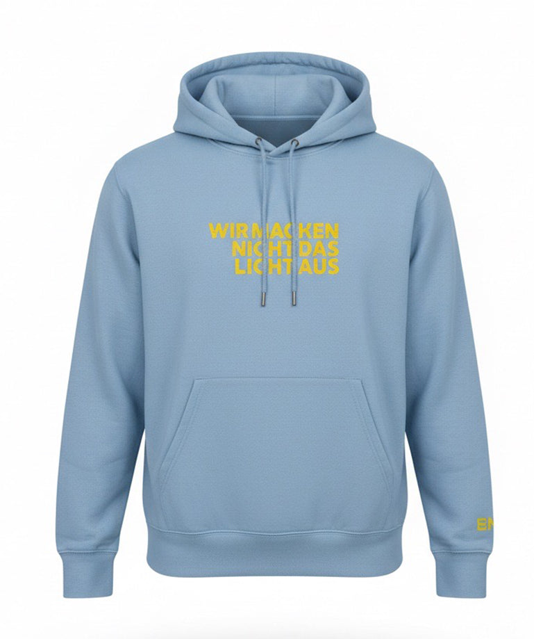 QNO „Wir machen nicht das Licht aus“ Hoodie