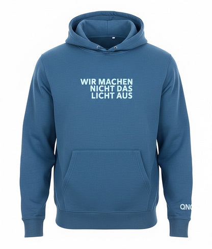 QNO „Wir machen nicht das Licht aus“ Hoodie