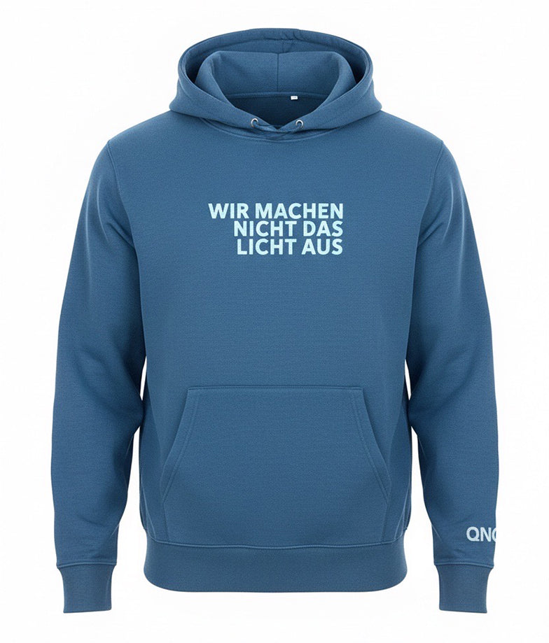 QNO „Wir machen nicht das Licht aus“ Hoodie