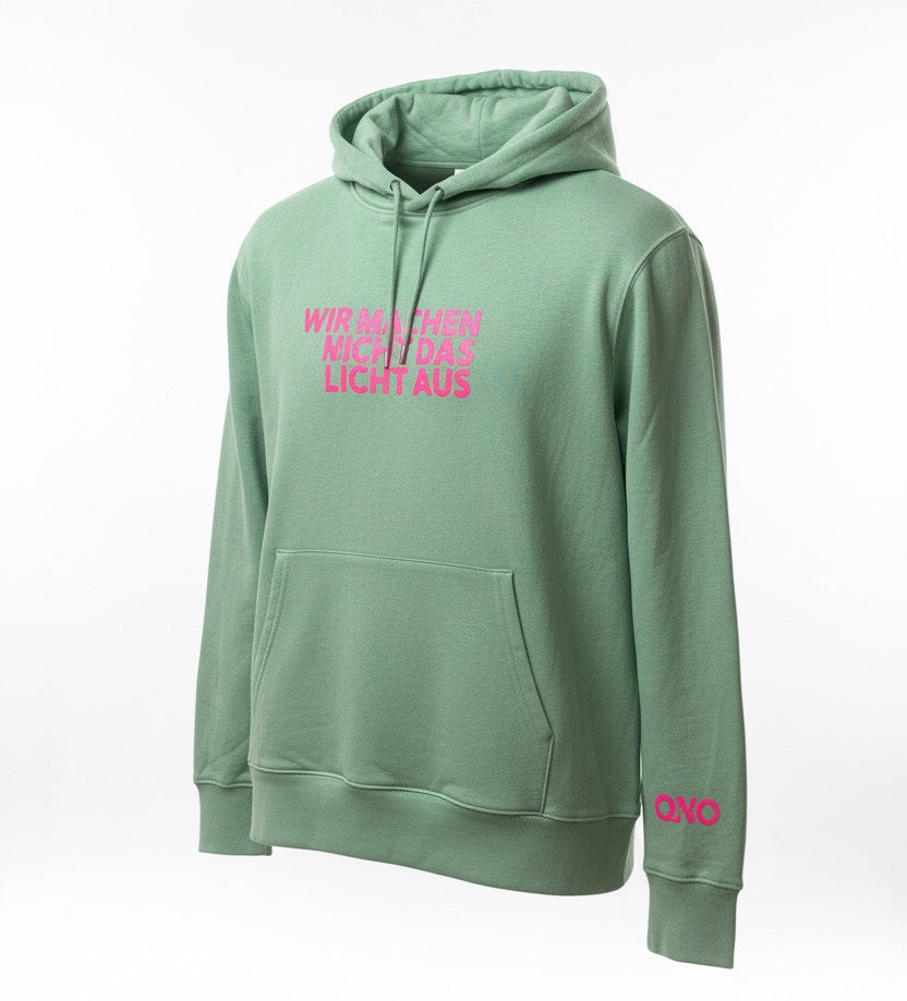 QNO „Wir machen nicht das Licht aus“ Hoodie